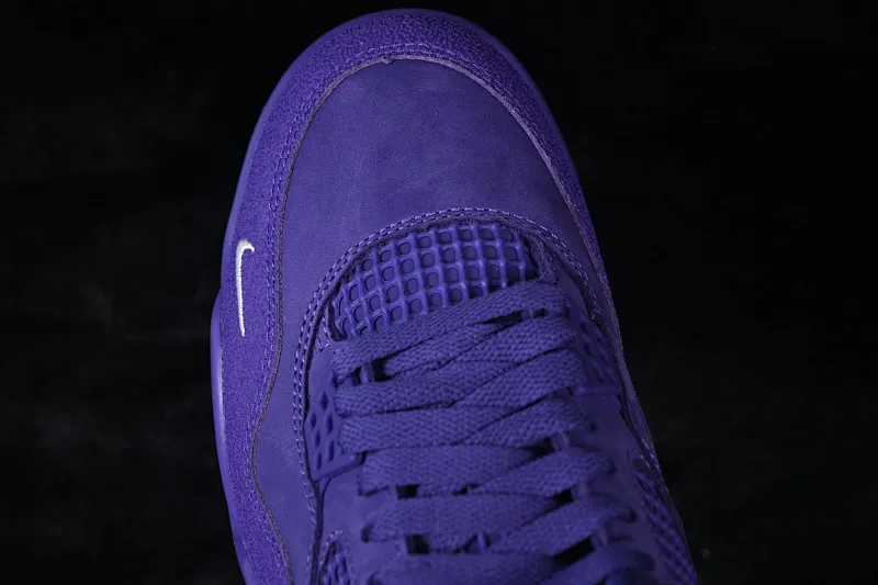 All categories Air Jordan Jordan series basketball shoes Air Jordan 4 GX foreign trade version Nigel Sylvester x Air Jordan 4 Retro "Purple" AJ4 Joe 4 joint blue brick HF4340-500